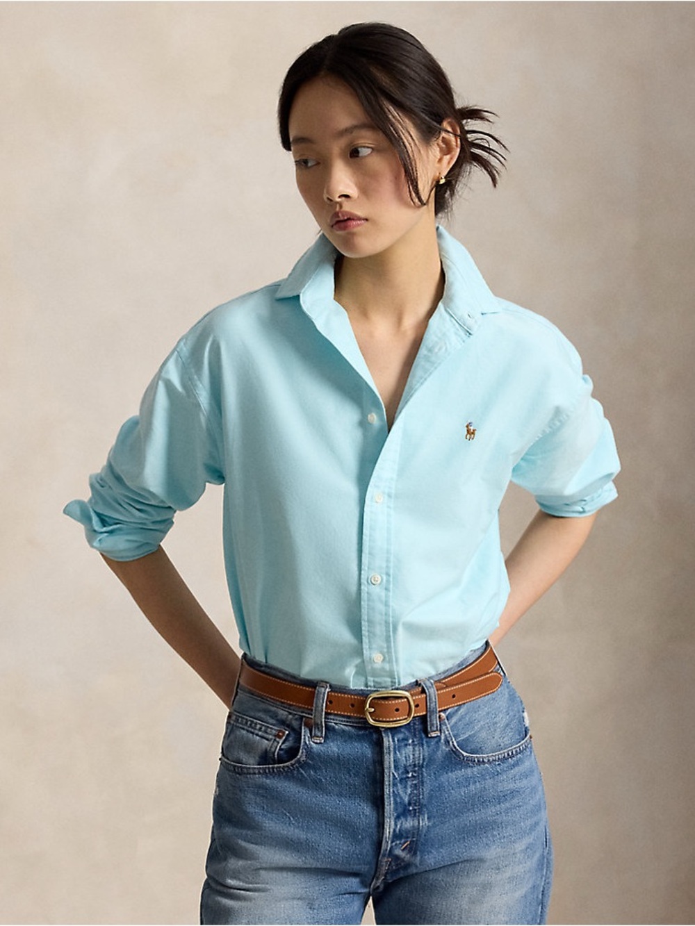 Polo Ralph Lauren Iconic Logo Oxford Shirt - Picture 2 of 14